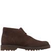 CLARKS MENS LACE ANKLE BOOT - BROWN